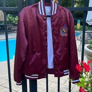 Vintage Specialty Records Silk Bomber Jacket Size Medium